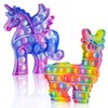 Hoofun Silicone Llama POP Sensory Fidget Bubble Toy, Alpaca Sensory