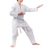 AAMA Student White V-Neck Taekwondo Uniform - 1