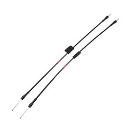 X AUTOHAUX 1 Pair Left Right Side Rear Door Lower Latch Release Cable for Ford 150 250 1997-2003 Rear Door Handle Lock Control Cable 6L3Z-18264A01-C 6L3Z-18264A00-C