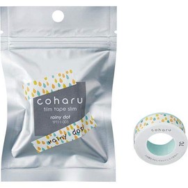 KING JIM Rainy Dot, coharu film tape slim; for label printer TEPRA Lite