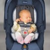 2 Pack Satin Car Seat Headrest Cover for Babies Satin