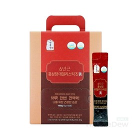 Hanjungsam partner company 6-year-old red ginseng stick, red ginseng extract, ginsenoside effect, 100 pieces / 6년근 홍삼 스틱 홍삼진액 진세노사이드 효능 100개입