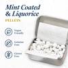 Barkleys Black Licorice Candy, Mint Coated - Licorice Pellets Covered