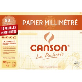 Canson 200002785 Millimetre Paper A4 Brown