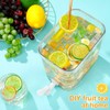 Mumufy 3 Set Plastic Drink Dispensers for Parties Lemonade Beverage