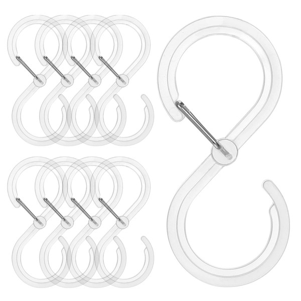 Draftor 32 Pack S Shaped Hooks, Plastic S Hooks Heavy