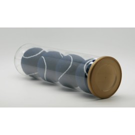 PRICE Tube of 4 Colour tennis balls (2 x 4 Blue balls)