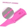 IWOWHERO 3Pcs Double Sided Haircut Combs Professional Hair Thinning Cutting