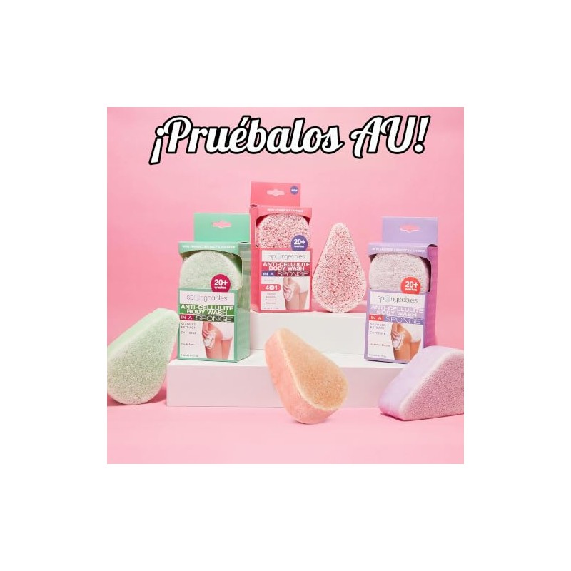 Spongeables Pedi Scrub Foot Buffer 20+ Washes, Lavender Tea Tree