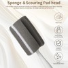 Sponge Bottle Brush Adjustable Long Handle Up to 14.5” 2-Pack