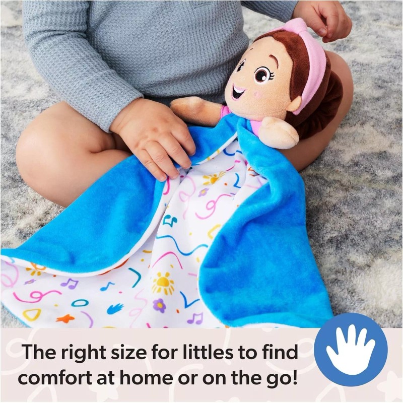 GUND Ms. Rachel Huggable Lovey Security Blanket Plush Toy