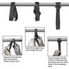 Soft Loop Tie Down Straps with 6 Pcs Carabiner,Hook Tie