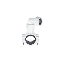 McAlpine CLAMP1WH Pipe Clamp, White