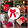 2 x large gift bow, large bow, gift, large red