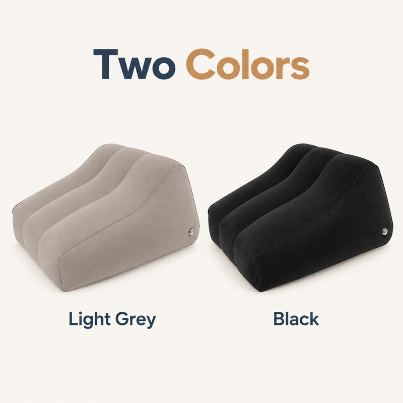 Inflatable Leg Elevation Pillow – Portable Wedge Pillow for Leg