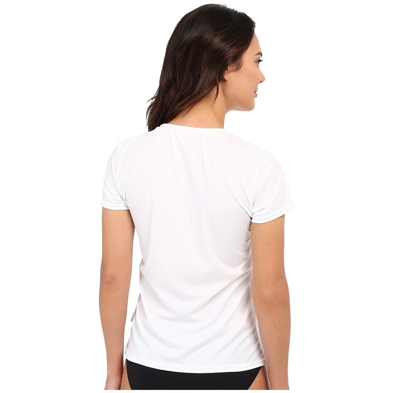 O'Neill Womens 2016 Graphic S/S Rashguard Wetsuit, White, X-Small