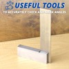 Dunnet Tools Engineers Square 4" / 100mm Durable Right Angle