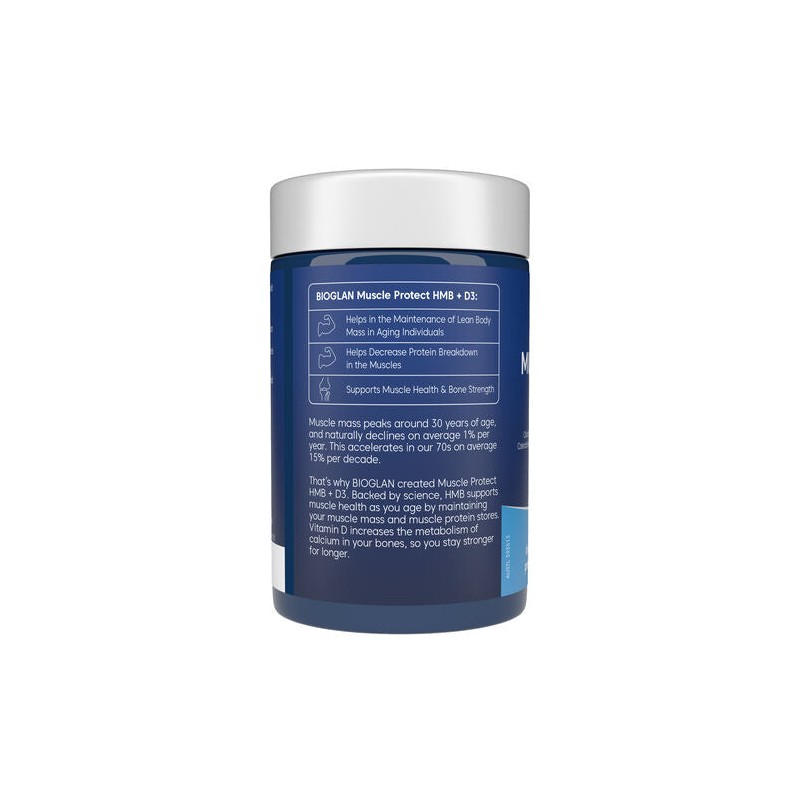 Bioglan Muscle Protect HMB + D3 60 Tablets