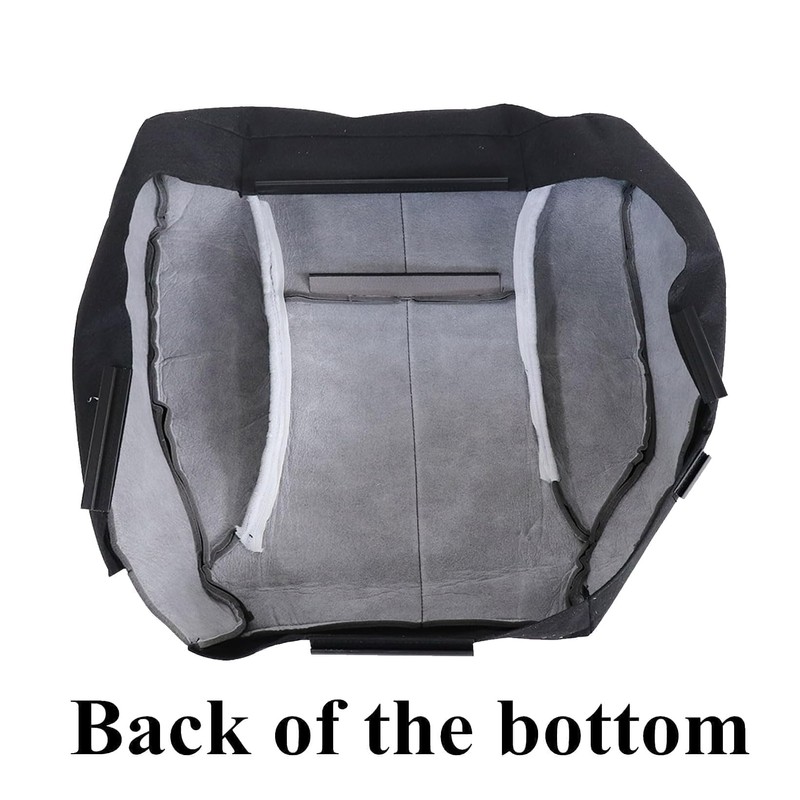 NLQR Driver and Passenger Side Bottom Replacement Microfiber Leather Seat