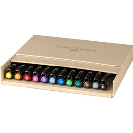 Faber-Castell Art & Graphic Pitt Artist Pen Brush India Ink Pen, Multicoloured, Studio Box Of 12, For Art, Craft, Drawing, Sketching, Home, School, University, Colouring