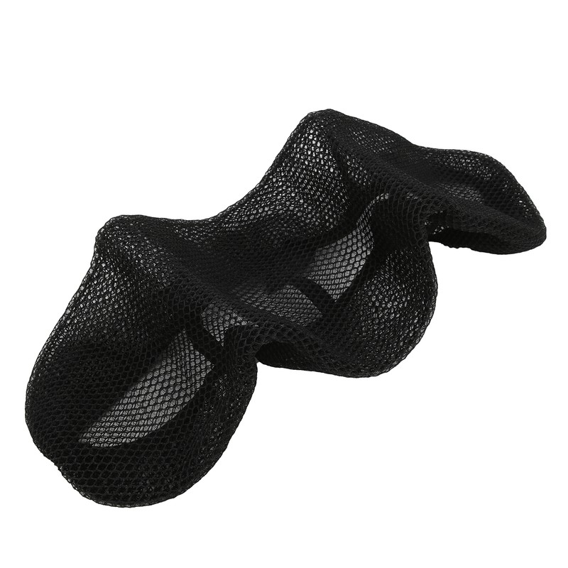 Motorcycle Seat Covers 3 Dimensional Breathable Design Mesh Black Replacement