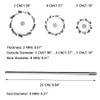 304 Stainless Steel Dispersion Disc with Stirring Rod for Dispersion