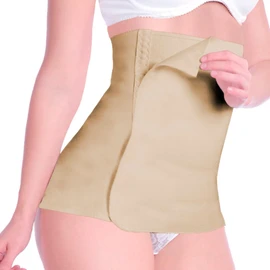 Sara&Montiel maternity Faja post parto y cirugía SIN varillas [Larga] 100-I (G, Beige)