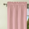 Ladity Pink Valance for Windows Kitchen Valance Room Darkening Valances