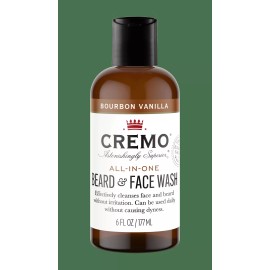 Cremo 2 in1 Beard & Face Wash Bourbon Vanilla 6oz