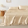Bedsure Satin Sheets - Similar to Silk Bedsheets, 4-Piece Luxury