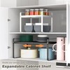 3 Pack Expandable Cabinet Shelf Organizer Kitchen Shelf Riser Stackable