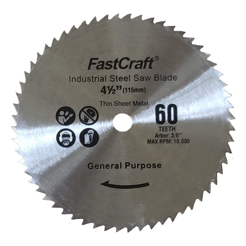 FastCraft 8pc 4.5" Mini Compact Saw Blades 4-1/2"- All Industrial
