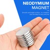 Super Strong Neodymium Disc Magnets with Double-Sided Adhesive, Powerful Permanent