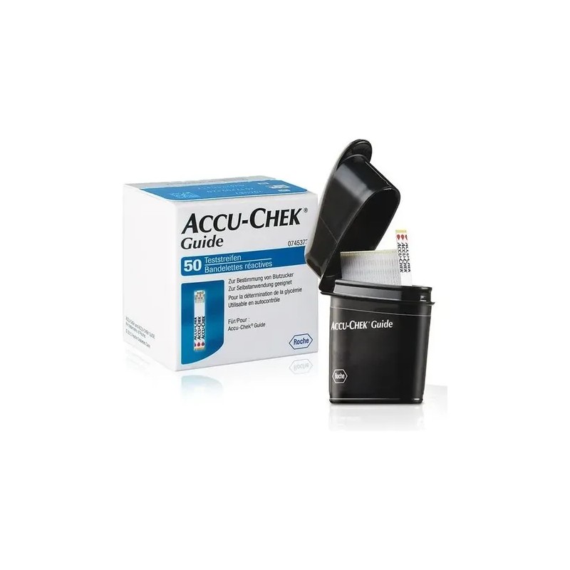 Accu Check Guide Tiras Reactivas 50 Pzas