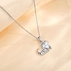 HUKKUN Bearded Dragon Necklace Sterling Silver Lizard Jewellery Gift for