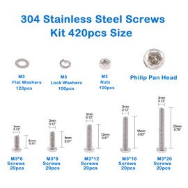 Picture 420PCS M3 Screw