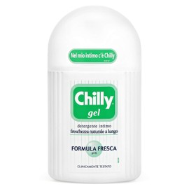 Chilly:"Formula Fresca" ("Fresh Formula") Gel Intimate Cleanser 6.76 Fluid Ounce (200ml) Package [ Italian Import ]