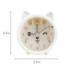 Children Cute Animal Dog/Cat Alarm Clock Silent Non-Ticking Quartz Desk