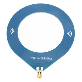 Small Antennae with SMA Connector, 9.9KHz to 181MHz BB Loop Antennae, Donut Broadband Antenna, Compact Portable Antenna for Hiking Outdoor Camping (External Thread Inner Hole)