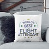 Mugffins Cushion with Filling with Saying for Flight Companion –