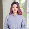 Women's Wig Long Pink Wavy Synthetic Hair Heat Resistant Cosplay