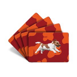 Jack Russell - Set of 4 Table Mats - Leslie Gerry Animal Gifts