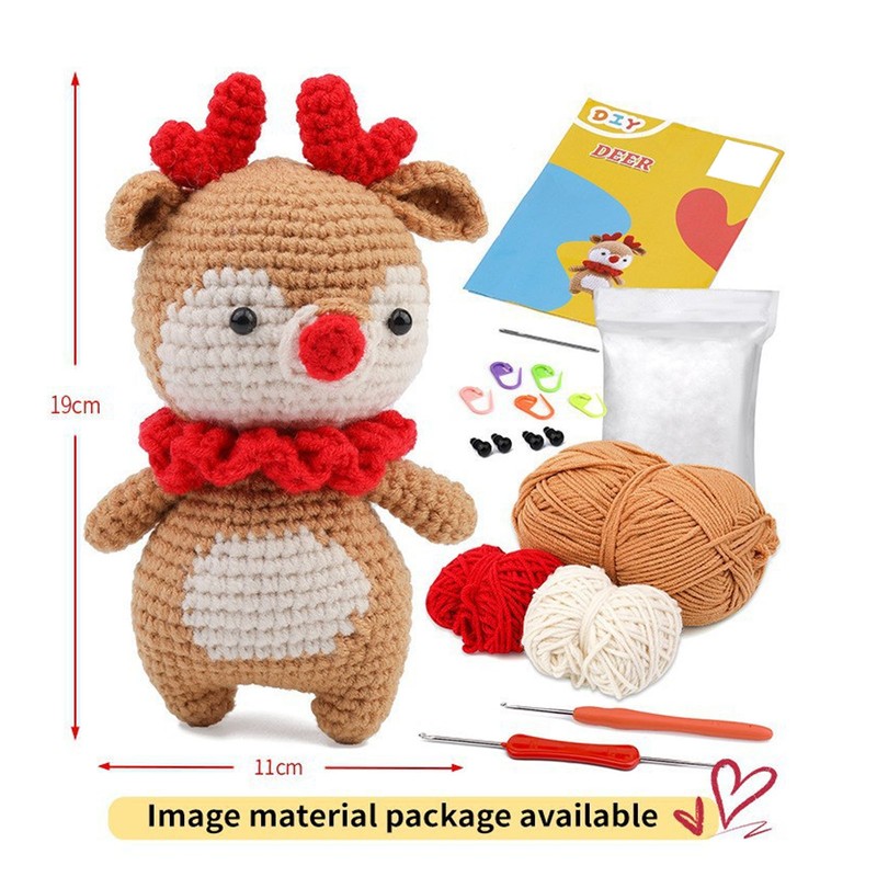 Beginner Crochet Kit DIY Innovative Fun Educational Crochet Animal Kit
