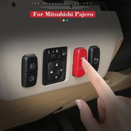 Aosseiye Throttle Response Controller Compatible with Mitsubishi Pajero 3 Drive Modes Racing Accelerator Red Electronic Throttle Controller