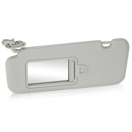 Gray Left Driver Side Sun Visor Replacement Compatible with 2016 2017 2018 2019 Hyundai Elantra Replace 85210-F0100TTX