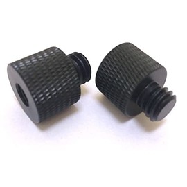 2x H9 21mm 3/8 Male To 1/4 Female Video Digital Camera Platform Tripod Screws Connect-or Adapter Flash Bracket Lights Hot Shoe Shoot Base Quick Mount-ing Connection Photo-graphy Parts Accessories
