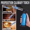 Hotdevil 20g Refillable Butane Torch Industrial Torch Adjustable Double Flame