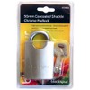 Blackspur BB-PD402 50mm CONCEALED SHACKLE CHROME PADLOCK