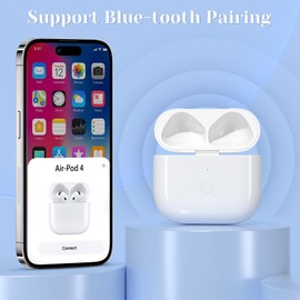 Wireless Charging Case for AirPods 3rd Generation Replacement, Only Compatible for Air Pod 3 Generation Charger Case with Bluetooth Pairing Sync Button, No Airpod