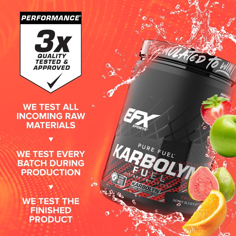 EFX Sports Karbolyn Fuel | Fast-Absorbing Carbohydrate Powder | Carb
